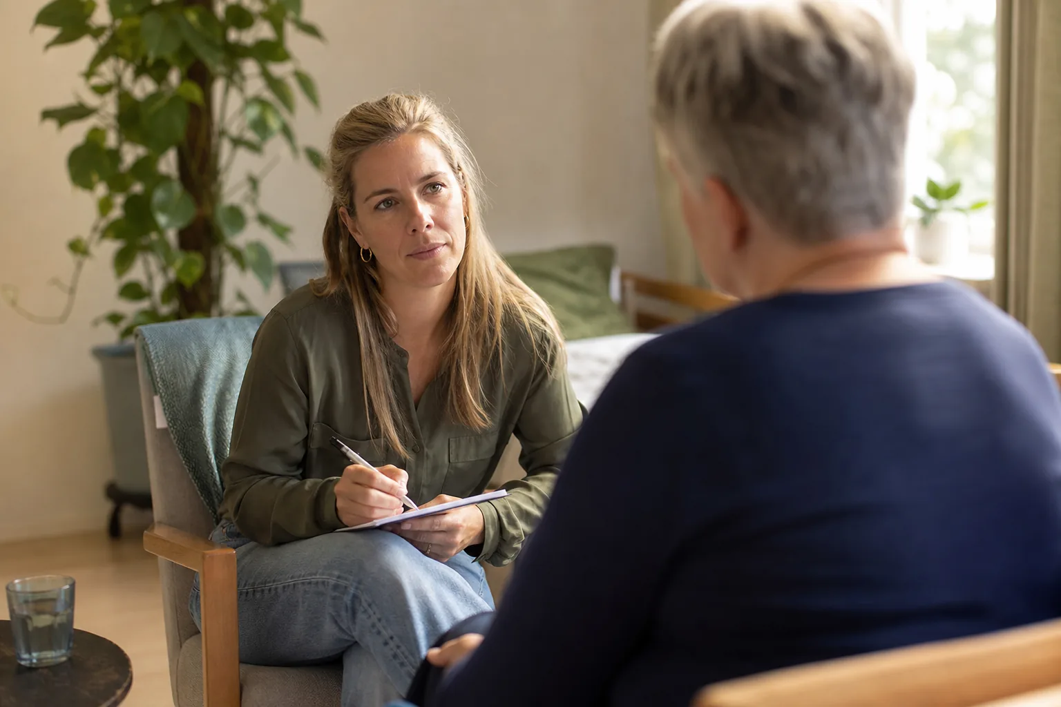 Een Nederlandse zorgpraktijk in alledaags werk. Beeld bij het artikel: Mag je je BIG-nummer en VOG zomaar naar een opdrachtgever mailen volgens de AVG?