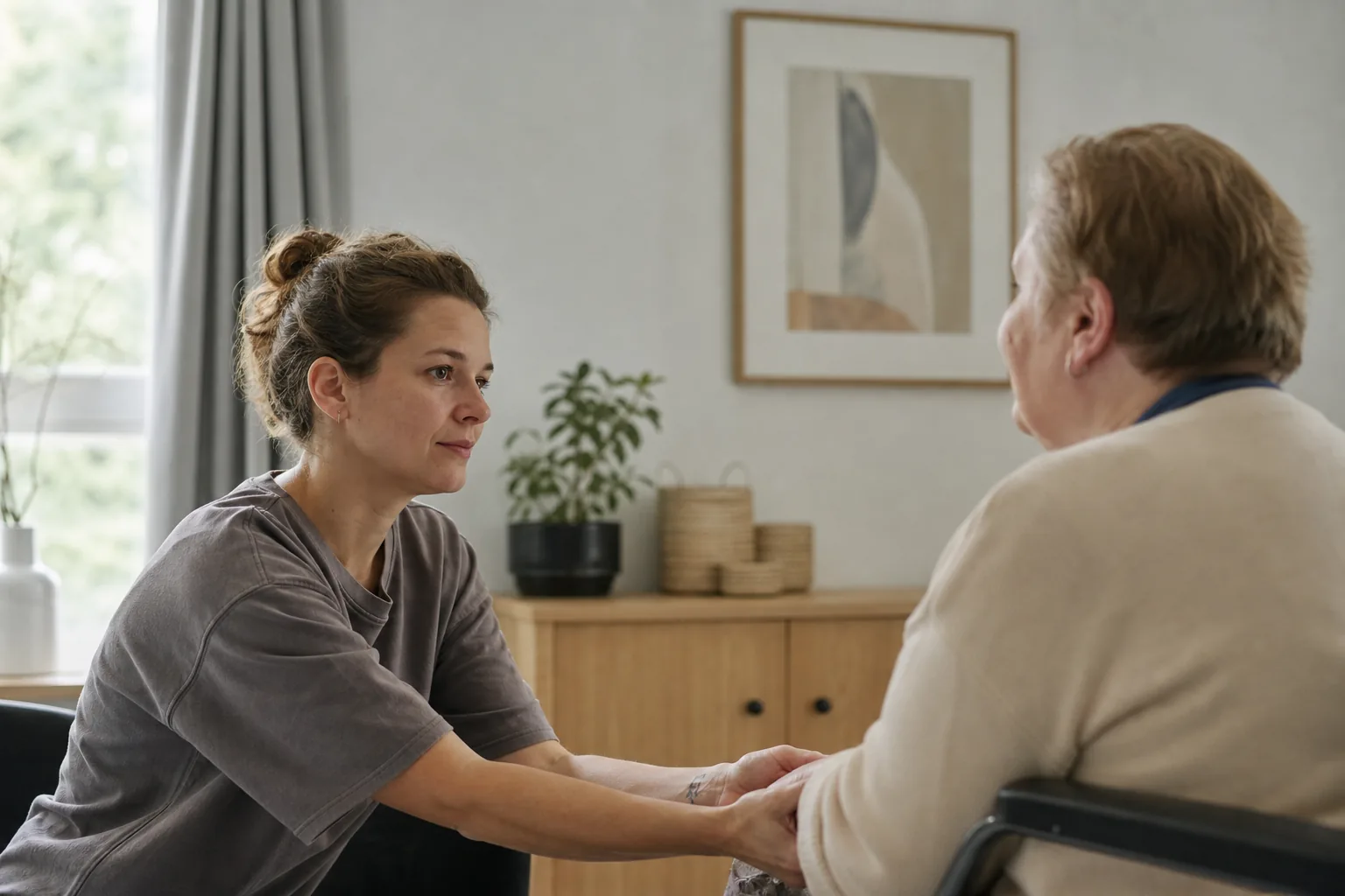 Een Nederlandse zorgpraktijk in alledaags werk. Beeld bij het artikel: Waarom verloopt een VOG of certificaat vaak zonder dat je er iets van merkt?